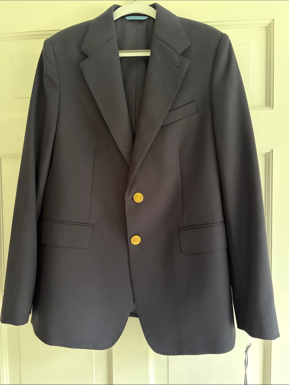 Vineyard Vines Navy Sport Coat with Gold Buttons